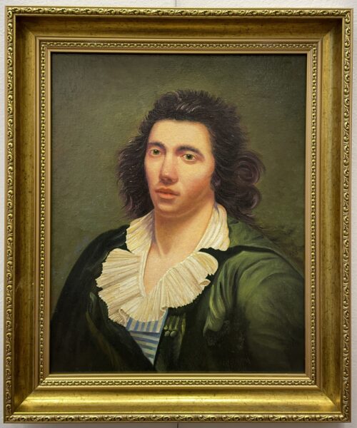 Self portrait after Anne-Louis Girodet de Roussy-Trioson - a painting by Vitaly Grigoriev
