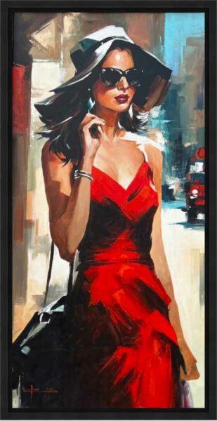 Girl - a painting by Marian Jesień
