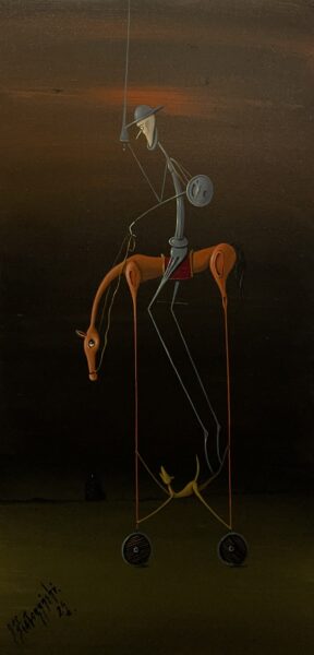 Don kichot - a painting by Jarosław Kiełczyński