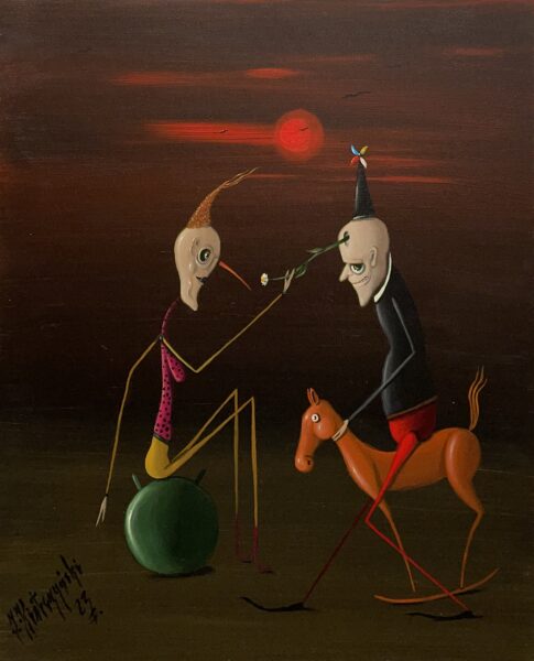 Date - a painting by Jarosław Kiełczyński