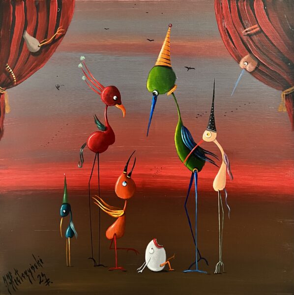 Dream team - a painting by Jarosław Kiełczyński