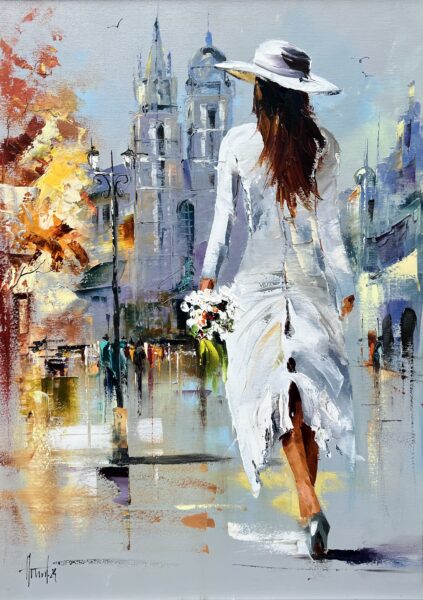 Kraków - a painting by Alfred Anioł