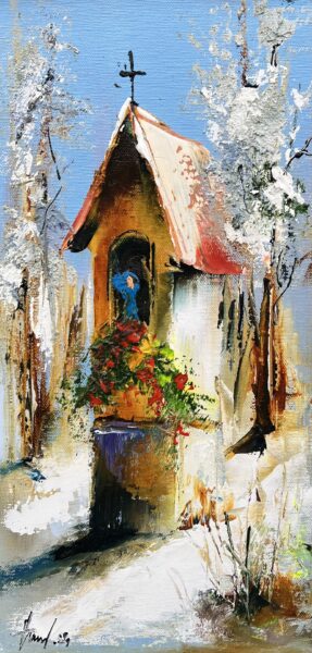 Chapel - a painting by Alfred Anioł