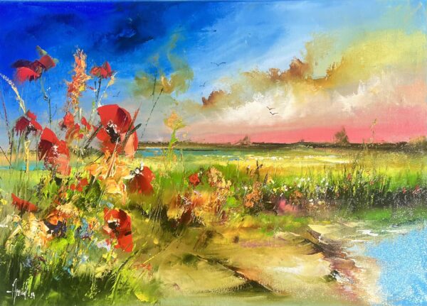 Meadow - a painting by Alfred Anioł