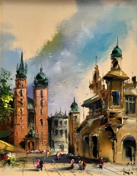 Kraków - a painting by Alfred Anioł