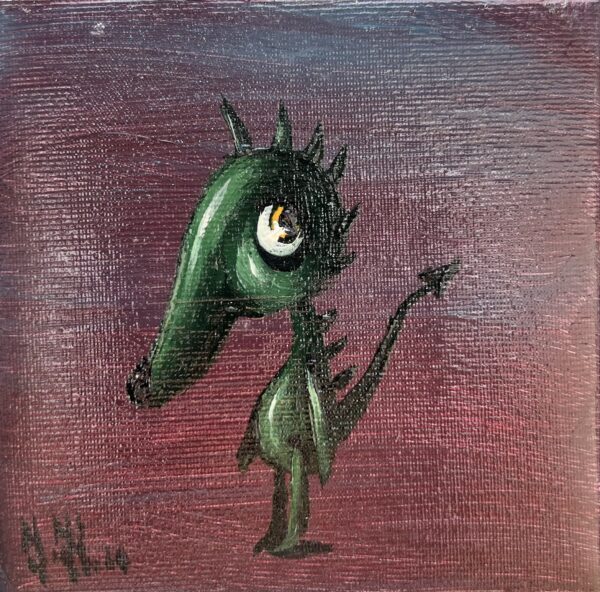 Dragon - a painting by Jarosław Kiełczyński