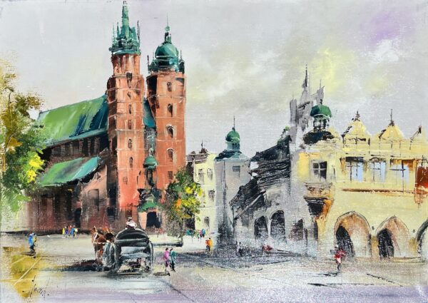Kraków - a painting by Alfred Anioł