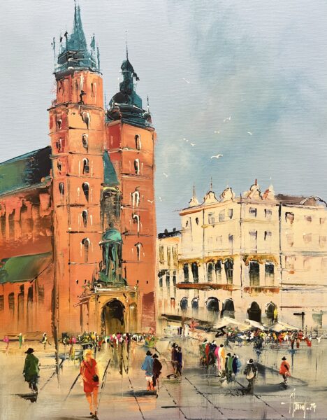 Kraków - a painting by Alfred Anioł