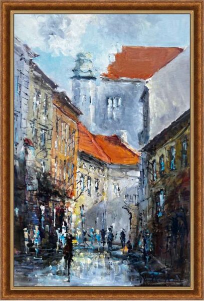 Kanonicza - a painting by Włodzimierz Skuza