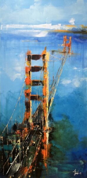 Bridge - a painting by Alfred Anioł