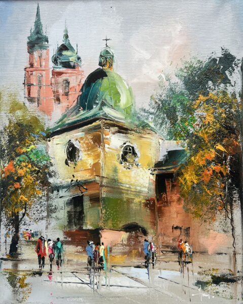 Kraków - a painting by Alfred Anioł