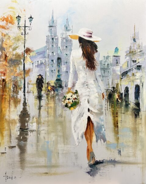 Kraków - a painting by Alfred Anioł