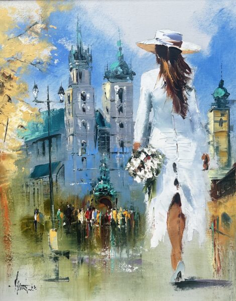 Kraków - a painting by Alfred Anioł