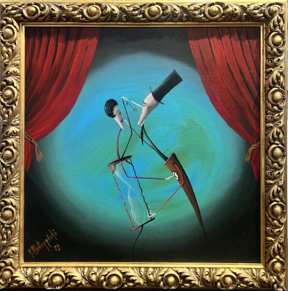 Kredyt hipoteczny - a painting by Jarosław Kiełczyński