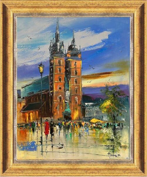 Kraków - a painting by Alfred Anioł