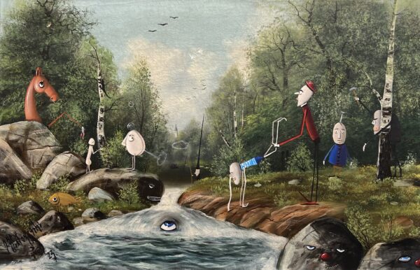 Dream - a painting by Jarosław Kiełczyński