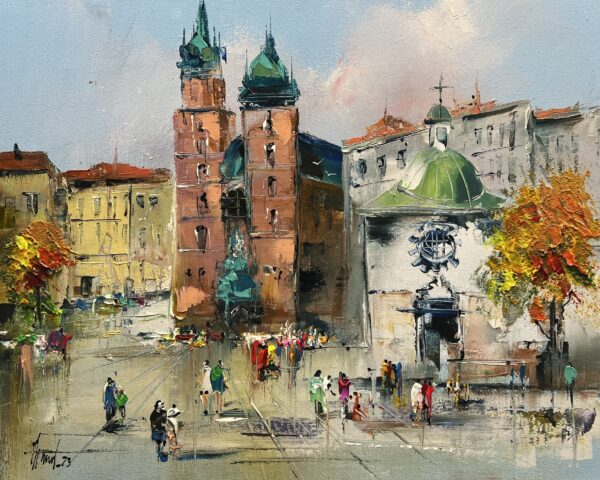 Kraków - a painting by Alfred Anioł
