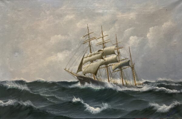 Majestic Voyage - a painting by European school (XX)