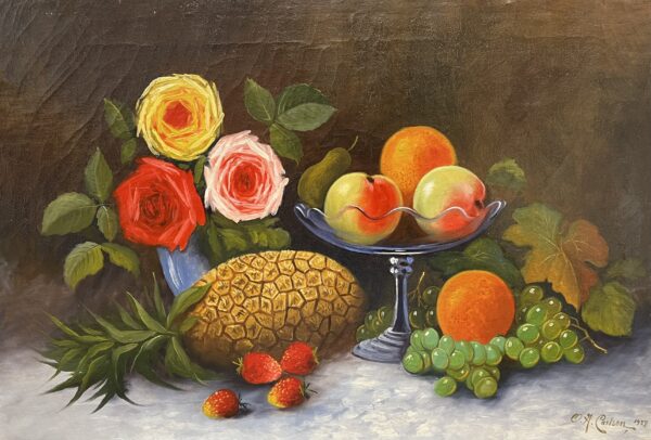 Abundance and Elegance - a painting by European school (XX)
