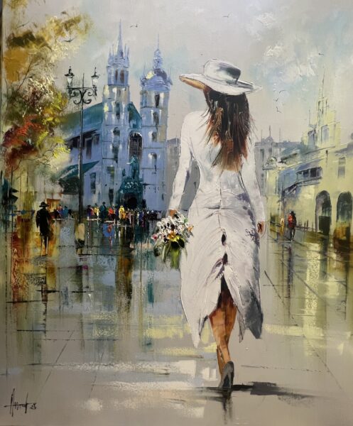 Kraków - a painting by Alfred Anioł