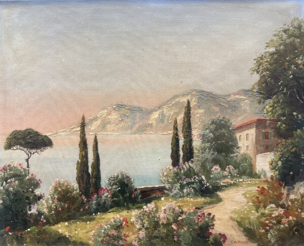 Morning in Bellavista - a painting by European school (XX)