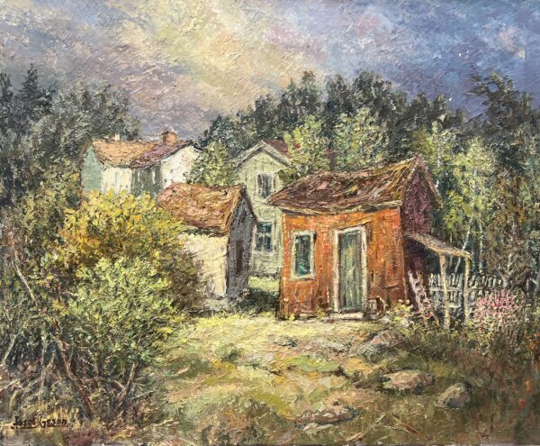 Sun over Kakarna - a painting by Josef Geson