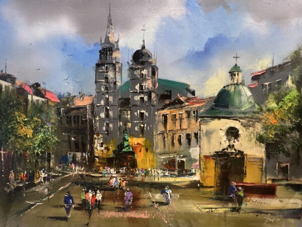 Kraków - a painting by Alfred Anioł