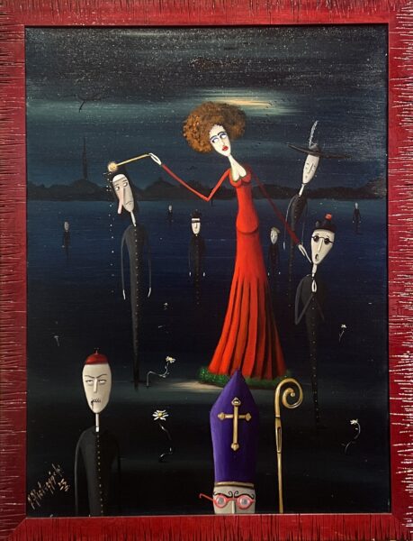 Egzorcyzmy Marii Magdaleny - a painting by Jarosław Kiełczyński