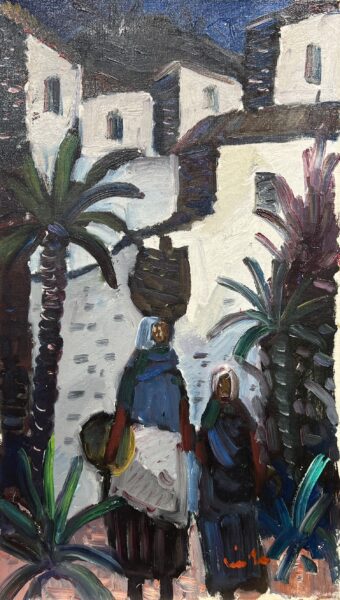 Echoes Beneath the Twilight - a painting by European school (XX)