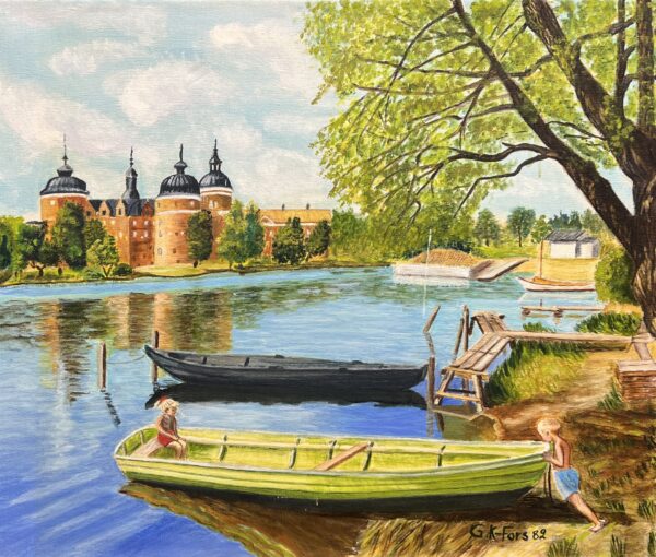 Echoes Beneath the Citadel - a painting by European school (XX)