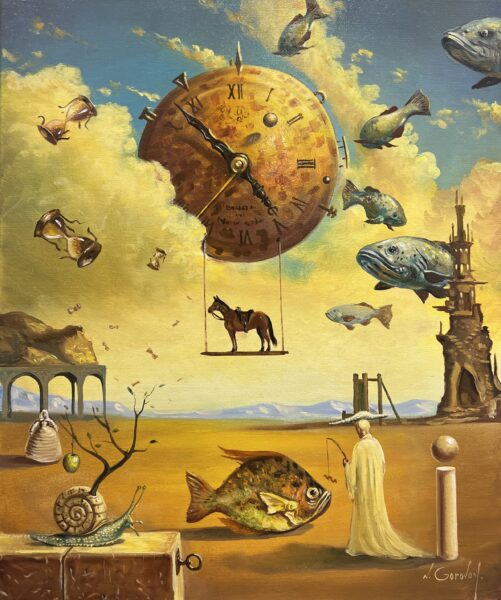 Search for the optimal time - a painting by Nikolay Gorovoy