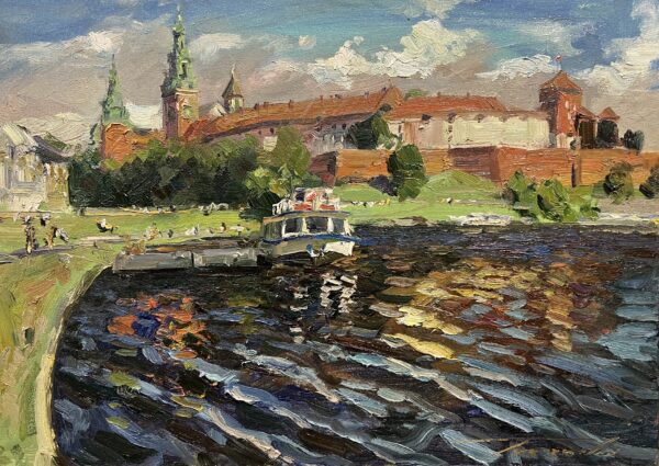 Where the River Dreams - a painting by Jarosław Tarnowski