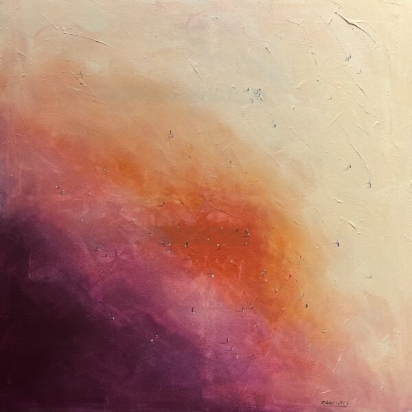 Embers of the Infinite Veil - a painting by Filip Łoziński