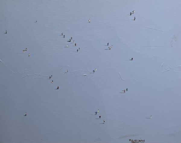 The Silence Between Stars - a painting by Filip Łoziński