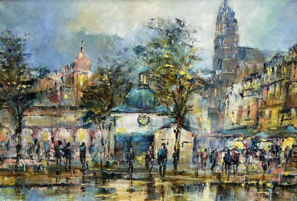Kraków - a painting by Danuta Frydrych