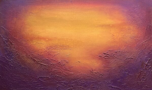 Embers Beneath the Hush - a painting by Marta Chudzik