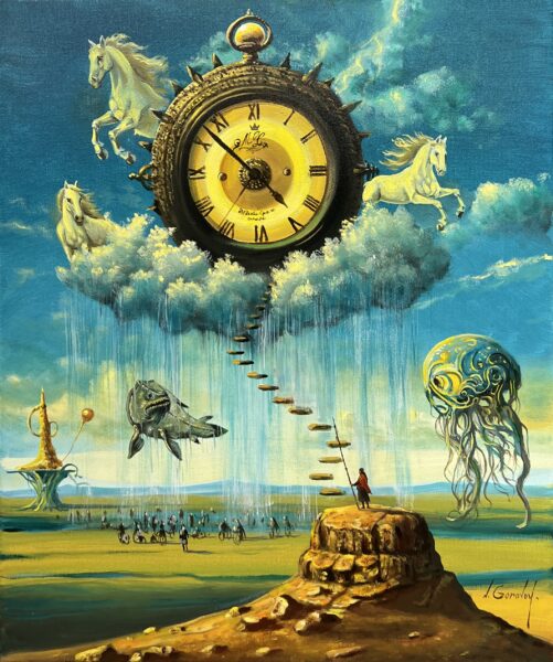 Rain on schedule - a painting by Nikolay Gorovoy