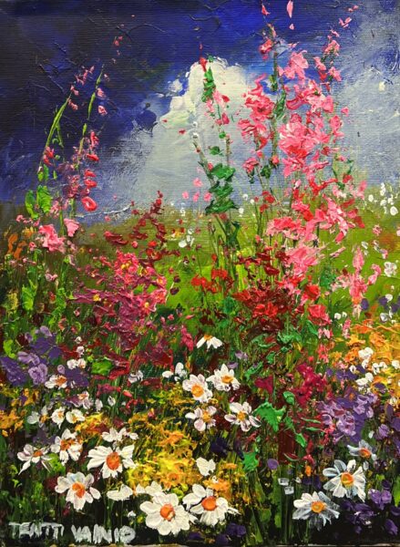 Rebellion in Bloom - a painting by Pentti Vainio