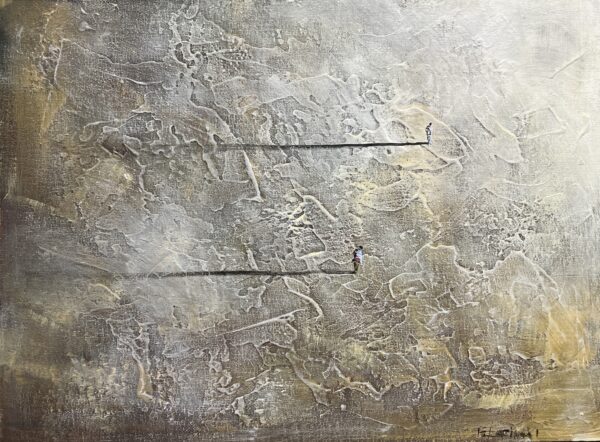 Echoes Beneath the Silence - a painting by Filip Łoziński