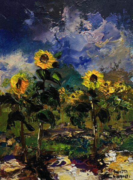 When Thunder Blooms - a painting by Pentti Vainio