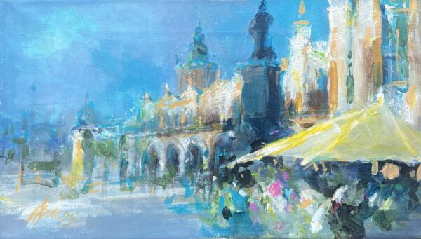 Morning Chants of Color - a painting by Maciej Szwec