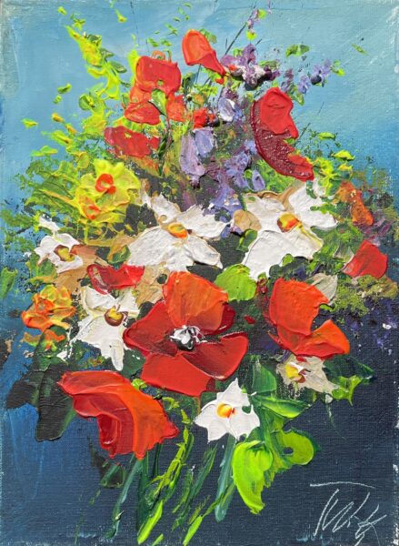 Eternal Bloom Sonata - a painting by Tadeusz Wojtkowski