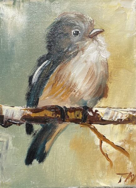 Echoes Beneath the Dawn - a painting by Tadeusz Wojtkowski