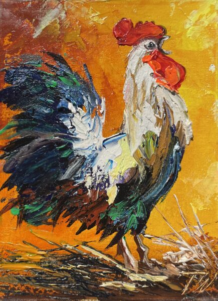 Fireborne Majesty - a painting by Tadeusz Wojtkowski