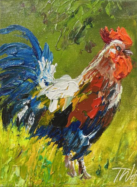 Crown of the Morning Flame - a painting by Tadeusz Wojtkowski