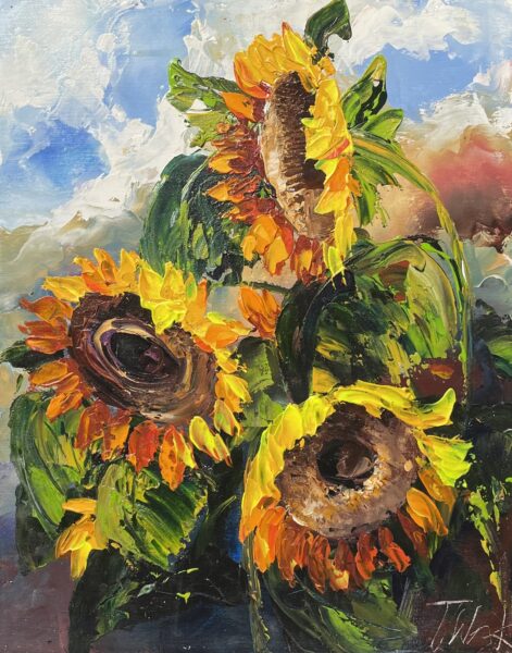Sunlight in Bloom - a painting by Tadeusz Wojtkowski