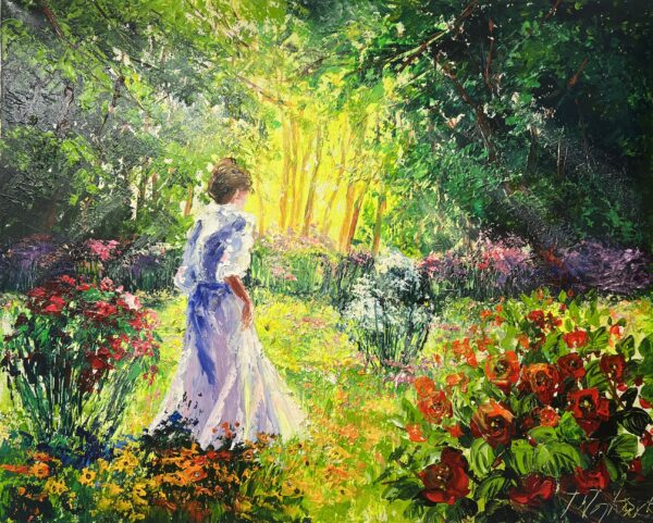 Lace of Sunlight and Silence - a painting by Tadeusz Wojtkowski
