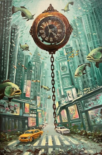 New settlers - a painting by Nikolay Gorovoy