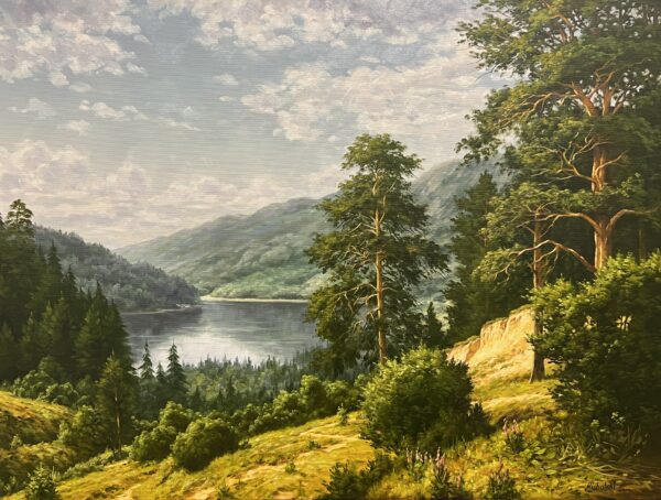 Where the Light Lingers - a painting by Ryszard Michalski