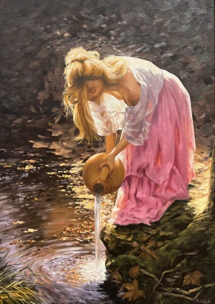 The Silence Beneath Light - a painting by Ryszard Michalski